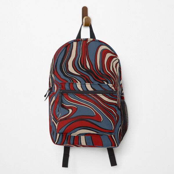 Item preview, Red, tan, bluish grey swirl design designed and sold by DaveDanchuk.