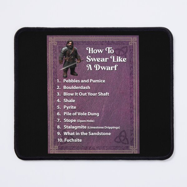 Item preview, Swear Like A Dwarf 2 designed and sold by Karen Wood.