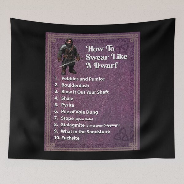 Item preview, Swear Like A Dwarf 2 designed and sold by Karen Wood.