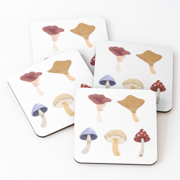 Item preview, A selections of mushrooms designed and sold by JennyPrintsUK.