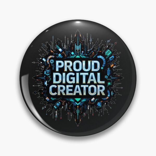 Item preview, Proud Digital Creator - Tech Aesthetic Edition designed and sold by JesyDualContent.
