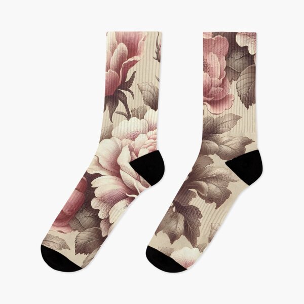 Item preview, Pink and white Cabbage Roses  designed and sold by GraphicsClub.