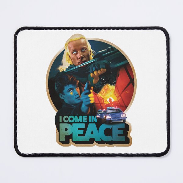Item preview, I Come in Peace (retro horror sci-fi) designed and sold by BLVDdesign.
