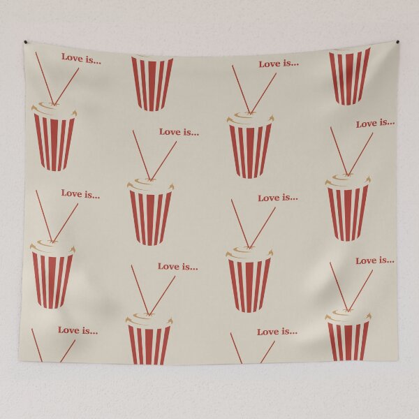 Item preview, Love is - Minimalist Art designed and sold by Drawings Project.