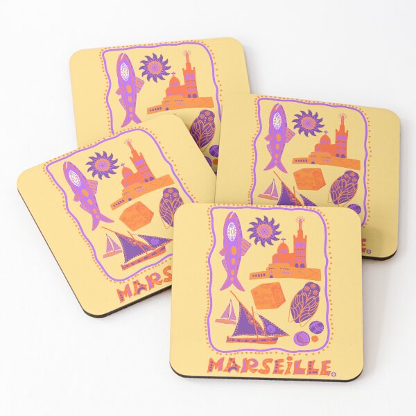 Item preview, Marseille vintage retro - Iconic symbols designed and sold by petiteToulon.