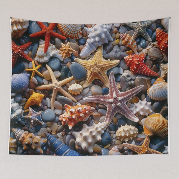 Item preview, Starfish and Sea Shells designed and sold by Myra365Art.