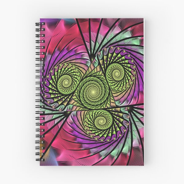 Item preview, Trilateral Vortex: The Fractal Dance of Spiraling Hues designed and sold by bloorose.