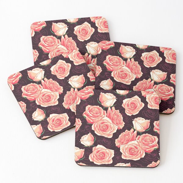 Item preview, Roses pattern,pink designed and sold by cutecrazytshirt.