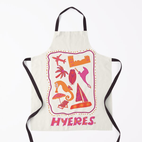 Item preview, Hyères palm trees colorful illustration french riviera designed and sold by petiteToulon.