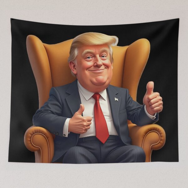 Item preview, 2 Thumbs Up Trump designed and sold by svace.