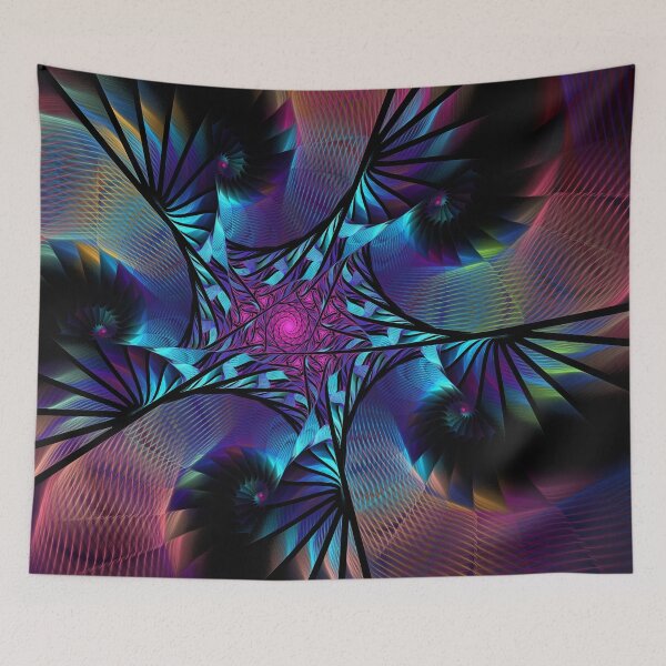 Item preview, Stellar Bloom: The Fractal Galaxy of Spiraling Light designed and sold by bloorose.