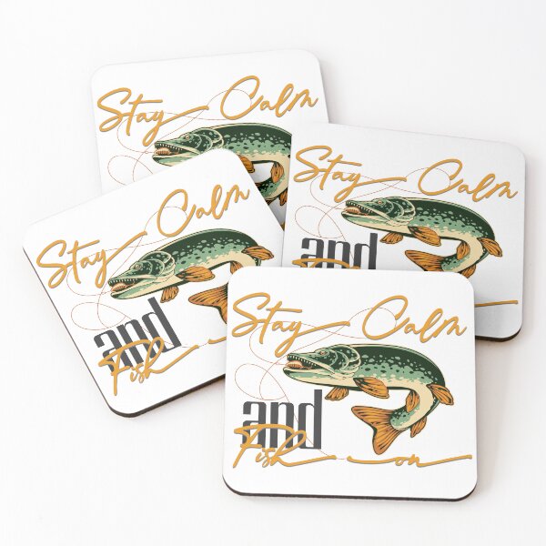 Item preview, Stay calm and Fish on designed and sold by Jakarprint.
