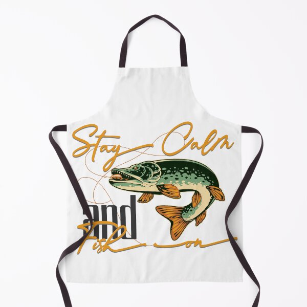Item preview, Stay calm and Fish on designed and sold by Jakarprint.