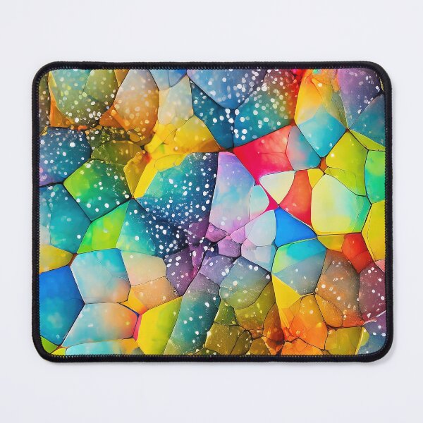 Item preview, "Multicolor Crystal Marble Texture - Abstract Stone Art" designed and sold by digoarpi.