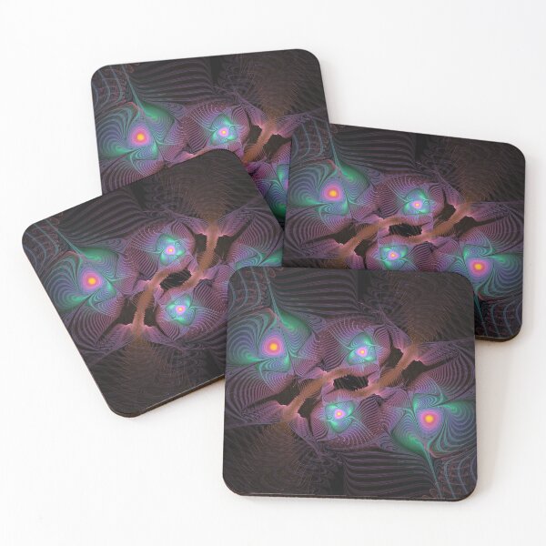 Item preview, Chromatic Echoes: The Fractal Bloom of Luminous Eyes designed and sold by bloorose.