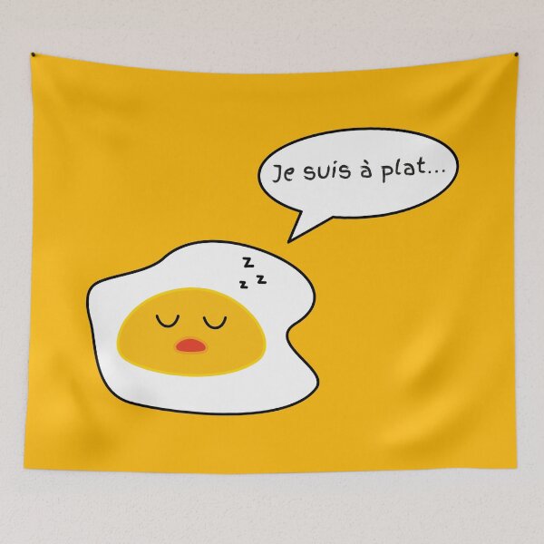 Item preview, French eggshausted fried egg designed and sold by POKPOD.