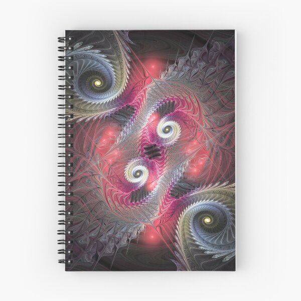 Item preview, Dual Helix Bloom: The Fractal Dance of Spiraling Light designed and sold by bloorose.