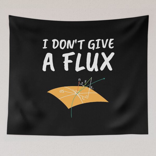 Item preview, Funny Physics Joke - I don't Give a FLUX designed and sold by EstelleStar.