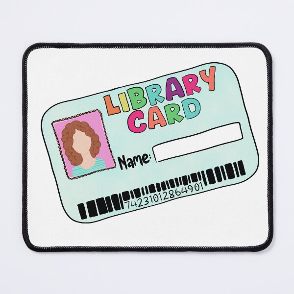 Item preview, Library Card Girl designed and sold by Nataliatcha.