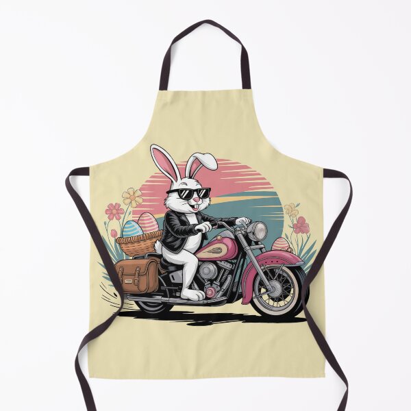 Item preview, White Rabbit Cruising With Easter Eggs designed and sold by Sza1a.