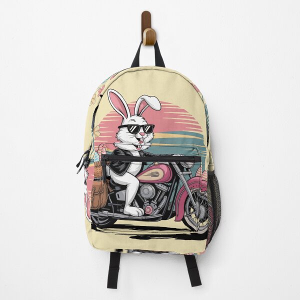 Item preview, White Rabbit Cruising With Easter Eggs designed and sold by Sza1a.