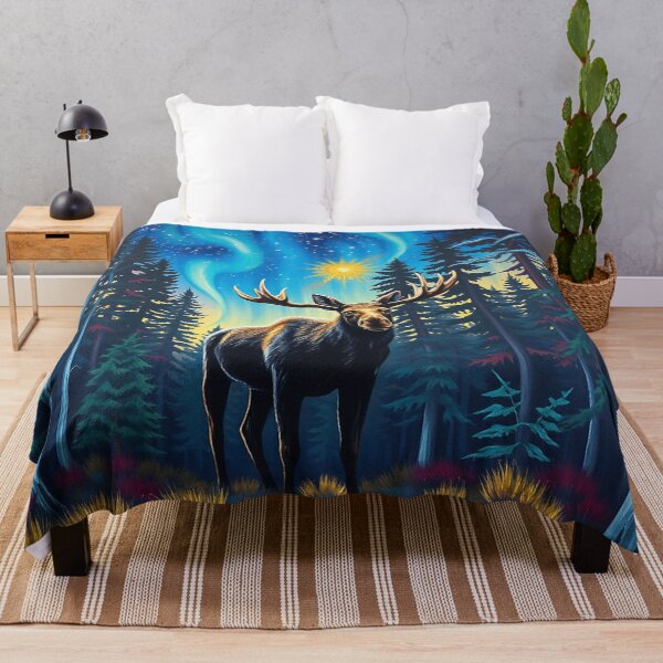 Item preview, Canadian Moose, Midnight Sun and Aurora designed and sold by Skye Ryan-Evans.