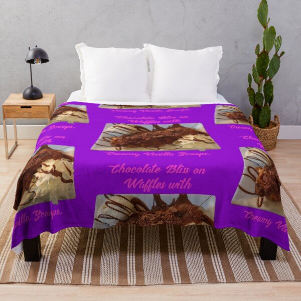 Item preview, Chocolate Bliss on Waffles with Creamy Scoops. designed and sold by Sibyl-Arts.
