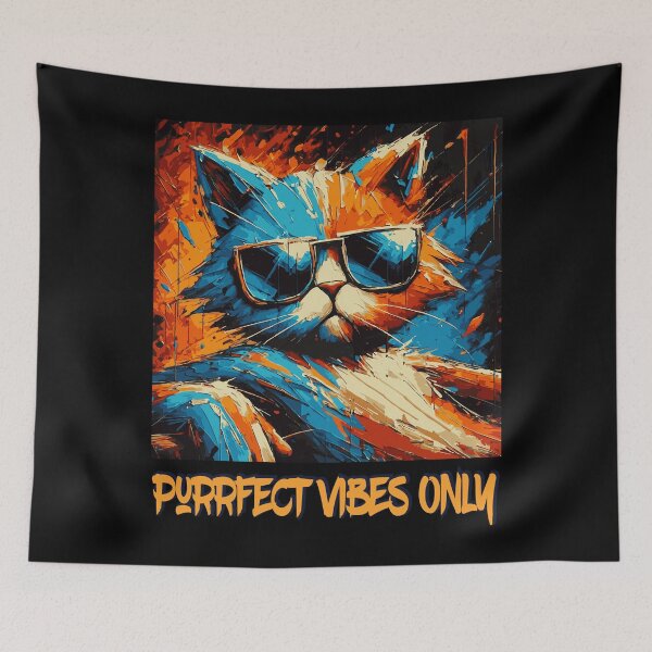 Item preview, PURRFECT VIBES ONLY designed and sold by threeABinks.