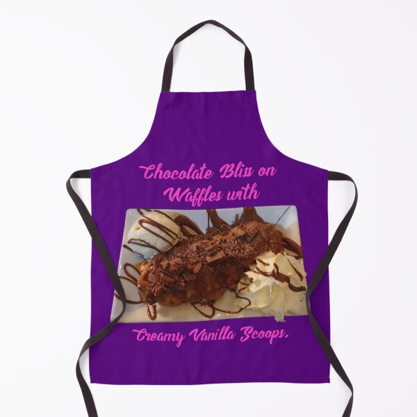 Item preview, Chocolate Bliss on Waffles with Creamy Scoops. designed and sold by Sibyl-Arts.
