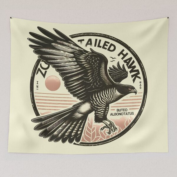 Item preview, Zone-tailed Hawk 3 designed and sold by theAVIARY7.