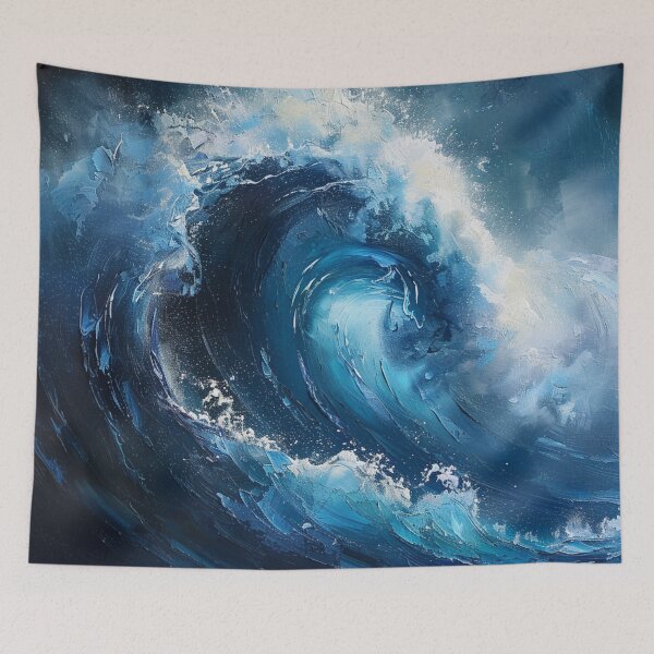 Item preview, Blue Ocean Wave designed and sold by Myra365Art.