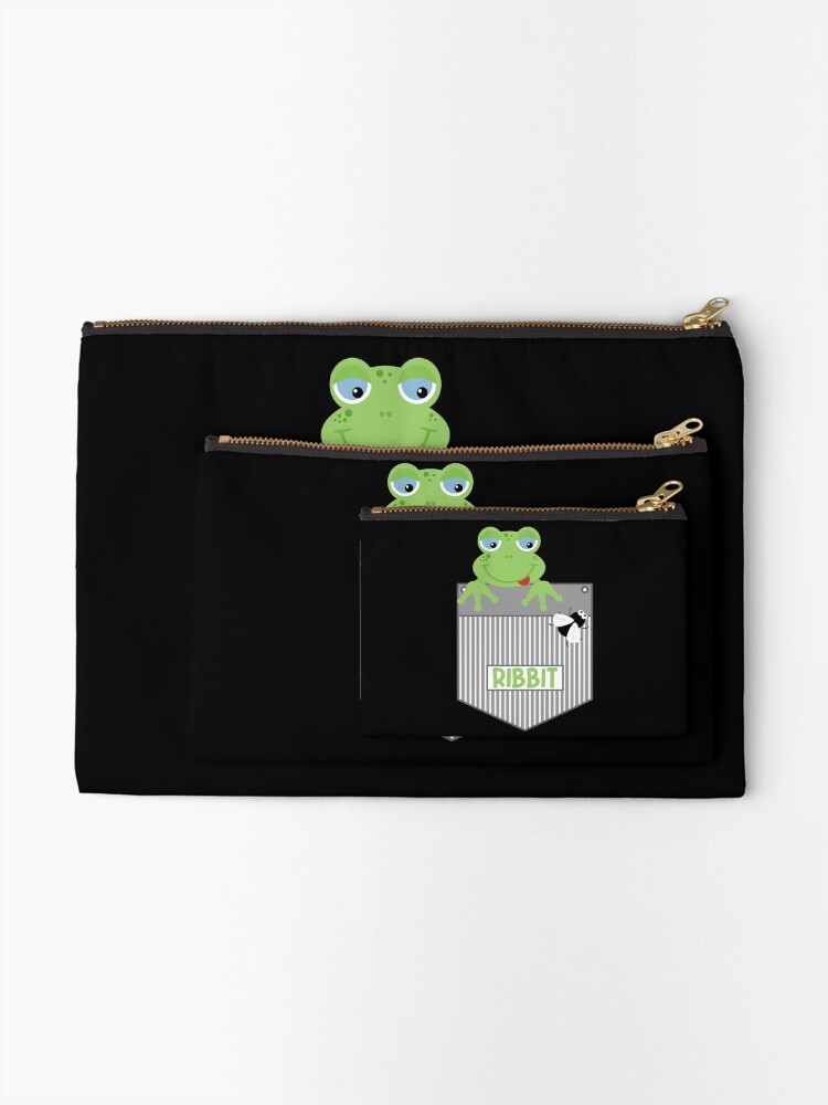 Thumbnail 2 of 4, Zipper Pouch, Pocket Frog designed and sold by Rili22.