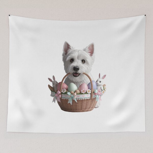 Item preview, Easter Westie - Happy Easter designed and sold by GRABAPSHOP.
