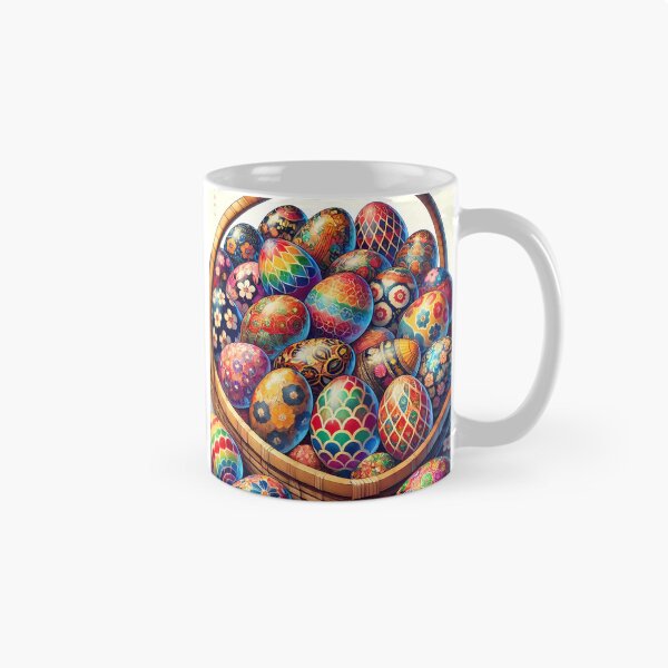 Item preview, Colorful Easter Eggs in Decorative Basket designed and sold by Lacritsa .