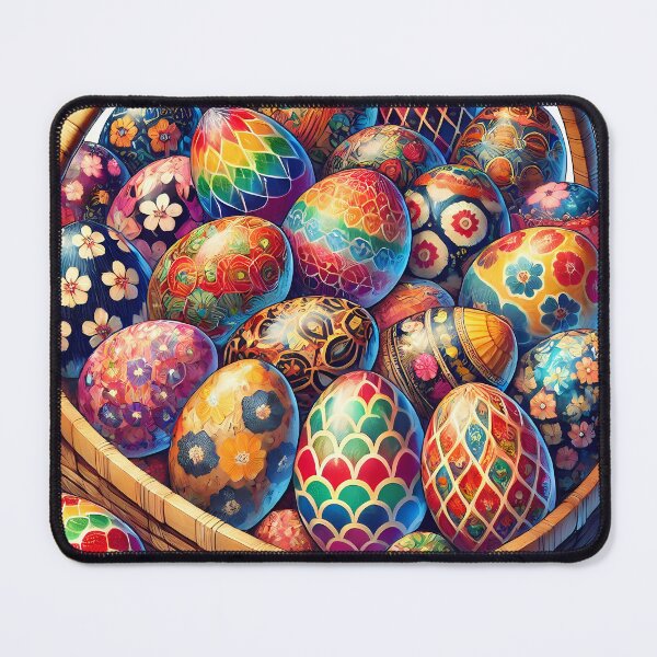 Item preview, Colorful Easter Eggs in Decorative Basket designed and sold by Lacritsa .