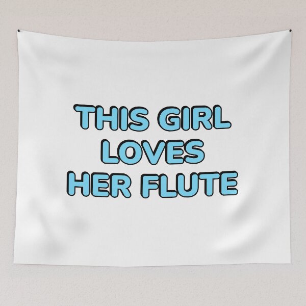 Item preview, Flute player girl designed and sold by Inspirationmotivation.