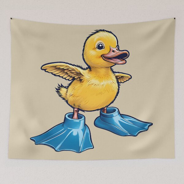 Item preview, Cute Happy Duckling designed and sold by Bo-Mak.