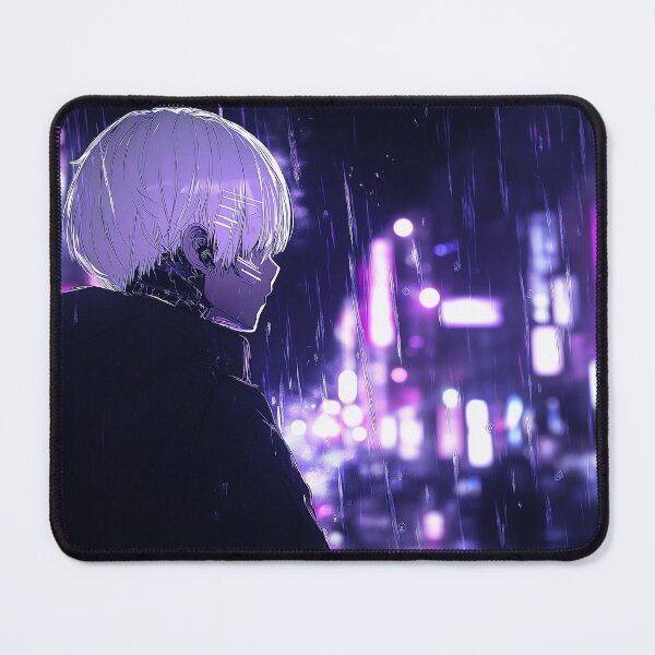 Item preview, Lonely Cyberpunk Night – Anime Rain City Scene designed and sold by MysticArtisan.