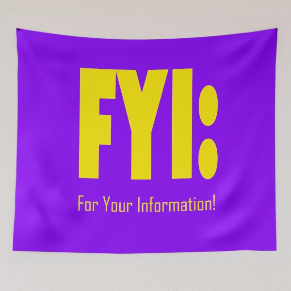 Item preview, FYI designed and sold by Seeded.