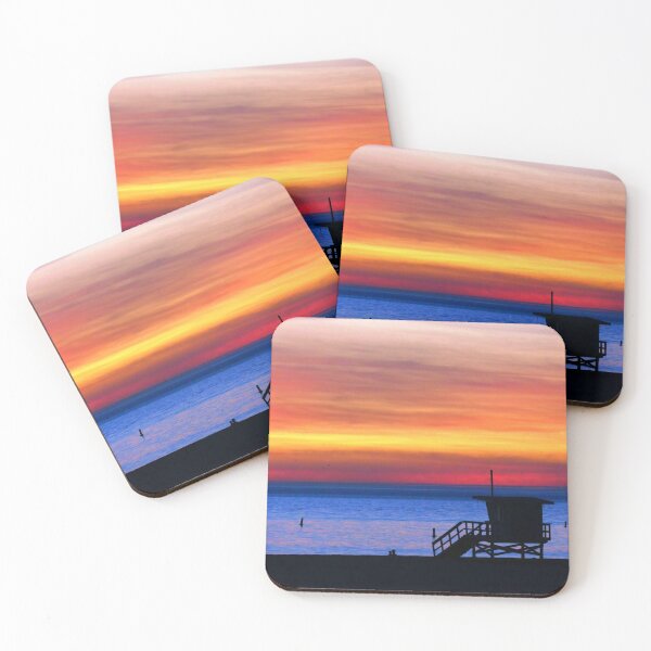 Item preview, Multicolor Sunset Santa Monica photographed by KAT designed and sold by KATKattalestv.