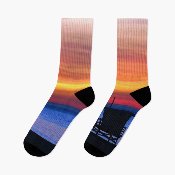Item preview, Multicolor Sunset Santa Monica photographed by KAT designed and sold by KATKattalestv.