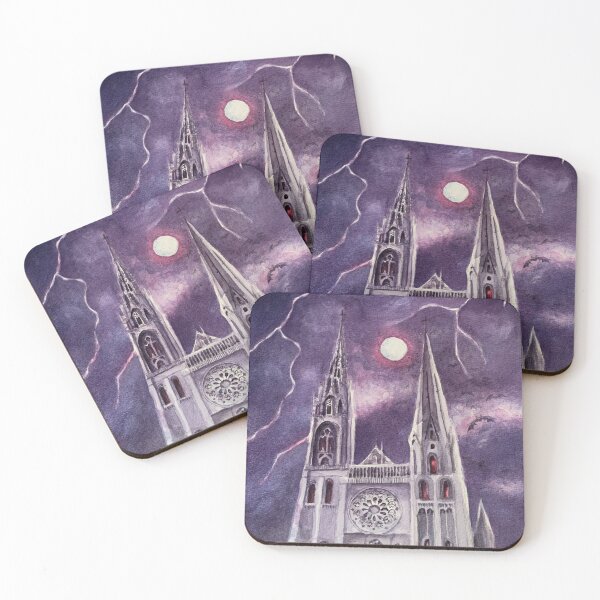 Item preview, Chartres cathedral in watercolor  designed and sold by Daylightvampire.
