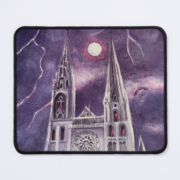 Item preview, Chartres cathedral in watercolor  designed and sold by Daylightvampire.