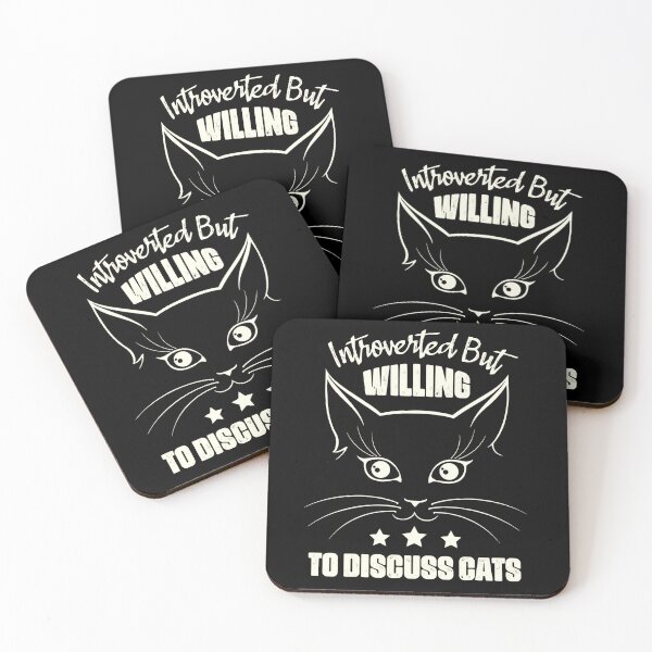 Item preview, Warrior Cats Fan Tee: Introverted but Ready to Talk Cats designed and sold by Teeshart.