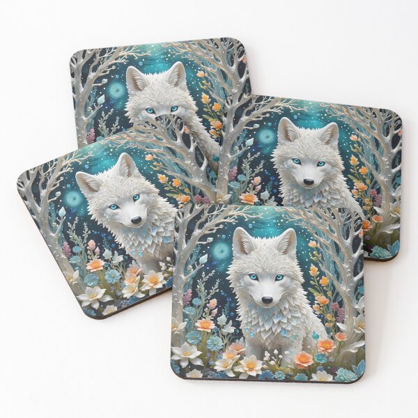 Item preview, Arctic fox designed and sold by ShizukaiNeko.