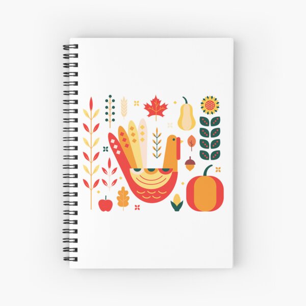 Item preview, Beautiful geometric modern folk art Thanksgiving design with Turkey and harvest elements designed and sold by Jdawnink.