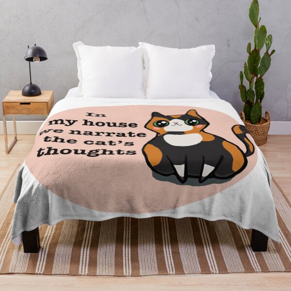 Item preview, Cat Quote (Calico) designed and sold by makell-creates.