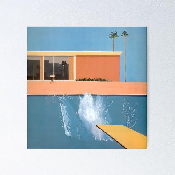 Item preview, David Hockney A Bigger Splash designed and sold by Ceremonials-.