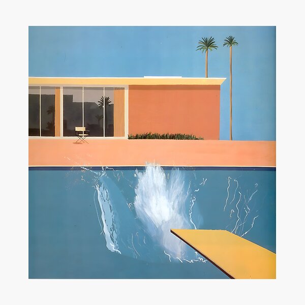 Item preview, David Hockney A Bigger Splash designed and sold by Ceremonials-.