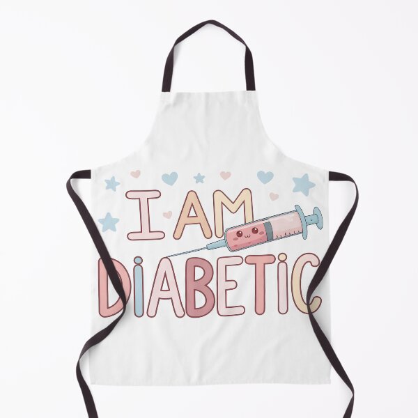 Item preview, I Am Diabetic – Diabetes Awareness Cute Art designed and sold by HoneyNutCrisis.